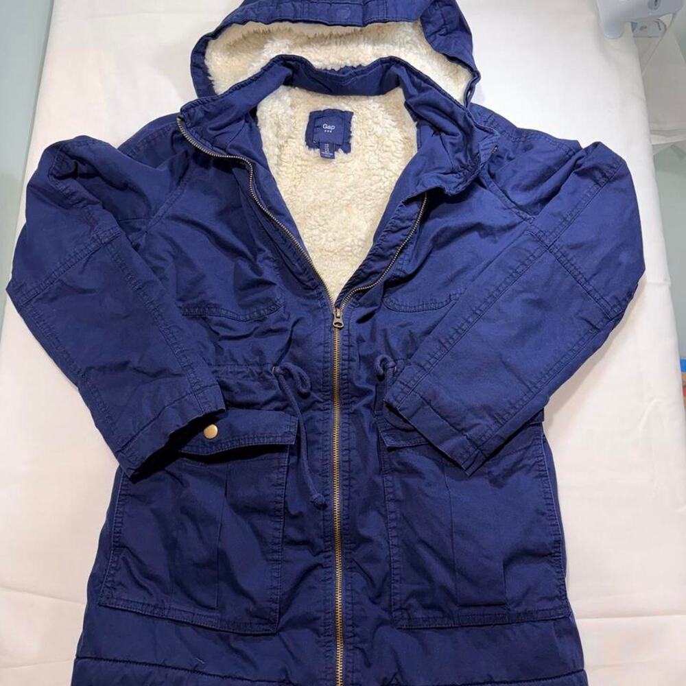 Gap sherpa lined parka jacket